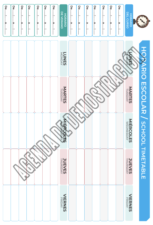 Agenda escolar BICI SV