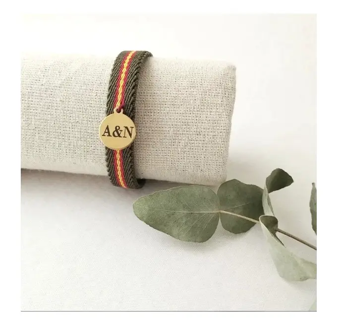 Pulsera España medalla acero