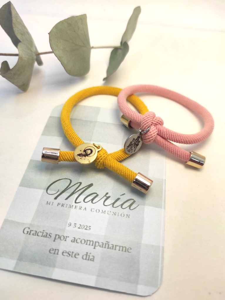 Pulsera elástica y acero recordatorio
